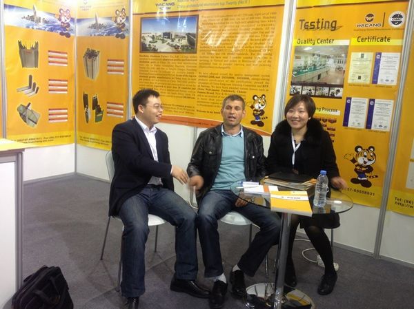 華昌鋁廠參加2013年土耳其玻璃門窗展覽會