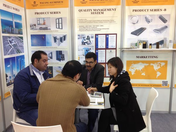 我司參加2014年土耳其國際門窗建材展覽會