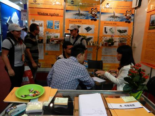 我公司參加2012巴西國際門窗展覽會