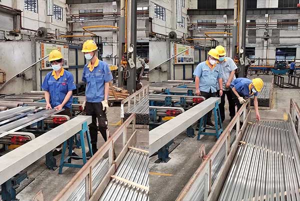 生產有序進行中