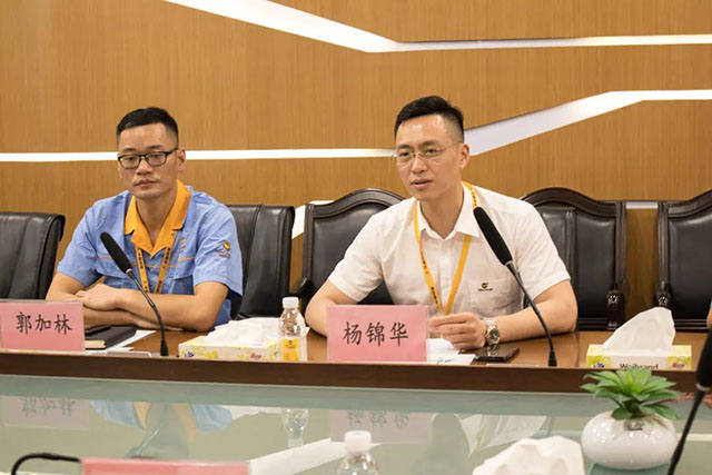 省市監局Z黯蒞臨華昌鋁材團,對2021年的能源計量審查工作進行回訪