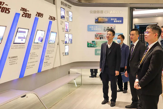 佛山市科技局Z黯一行蒞臨華昌團調研指黯工作