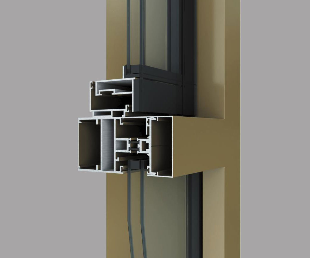 SH110、140系列隔熱斷橋幕墻(65寬)