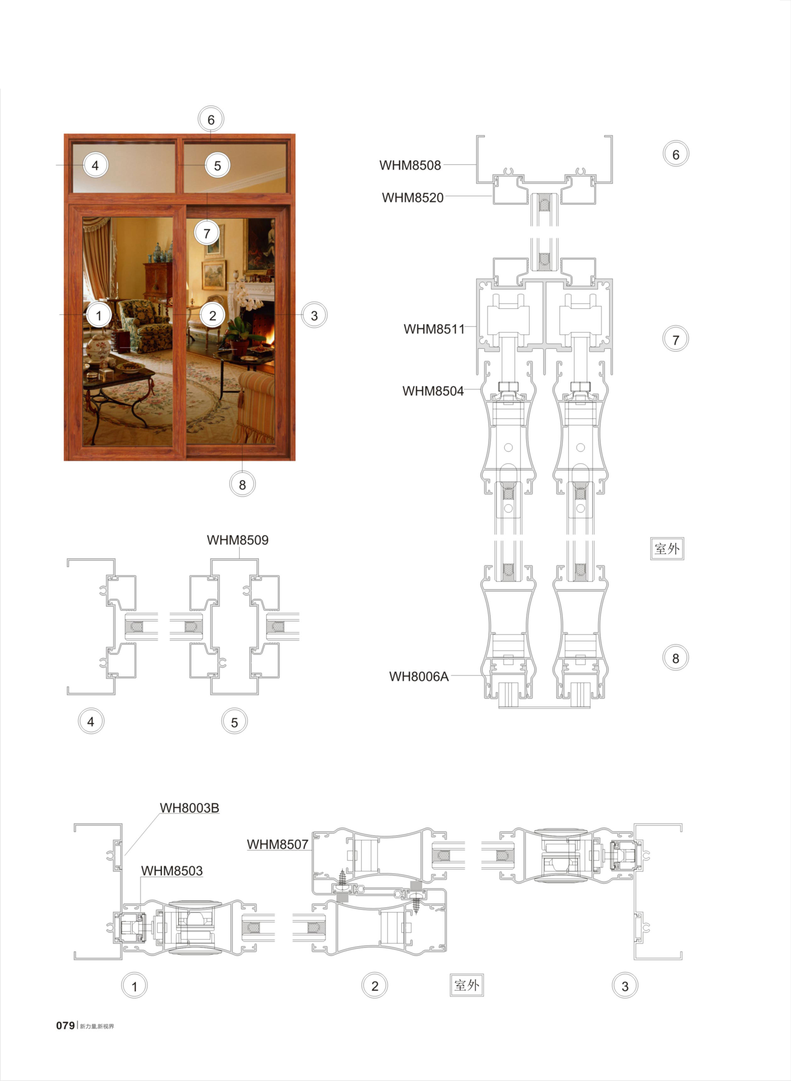 WHM85推拉、吊軌門
