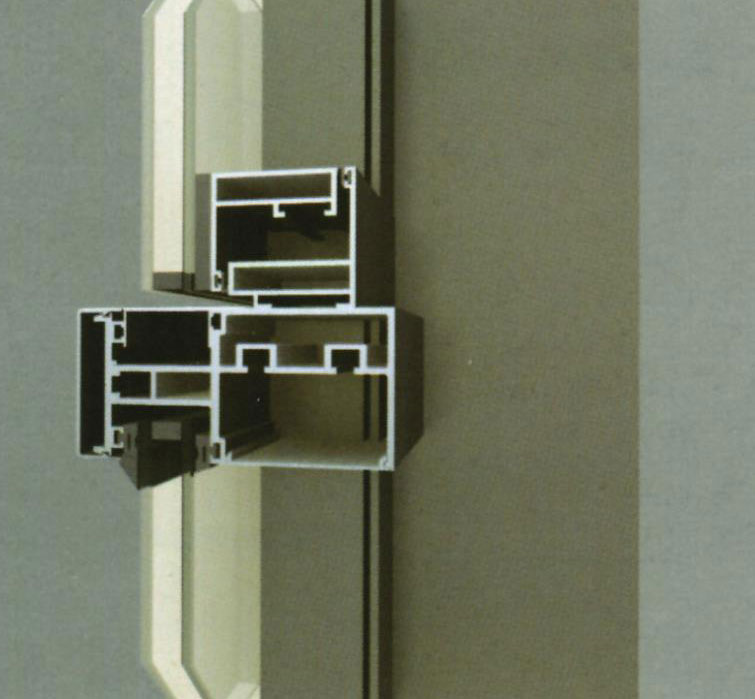 160、180系列明、隱框幕墻(80寬)